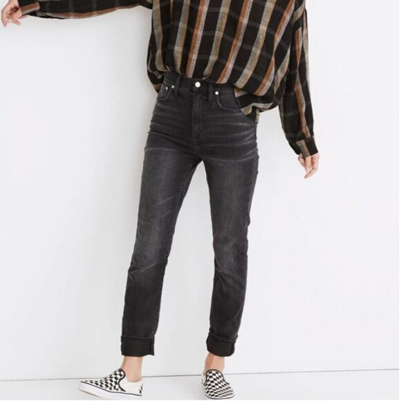 Madewell The High-Rise Slim Boyjean in Allwood Wash - Picture 1 of 10